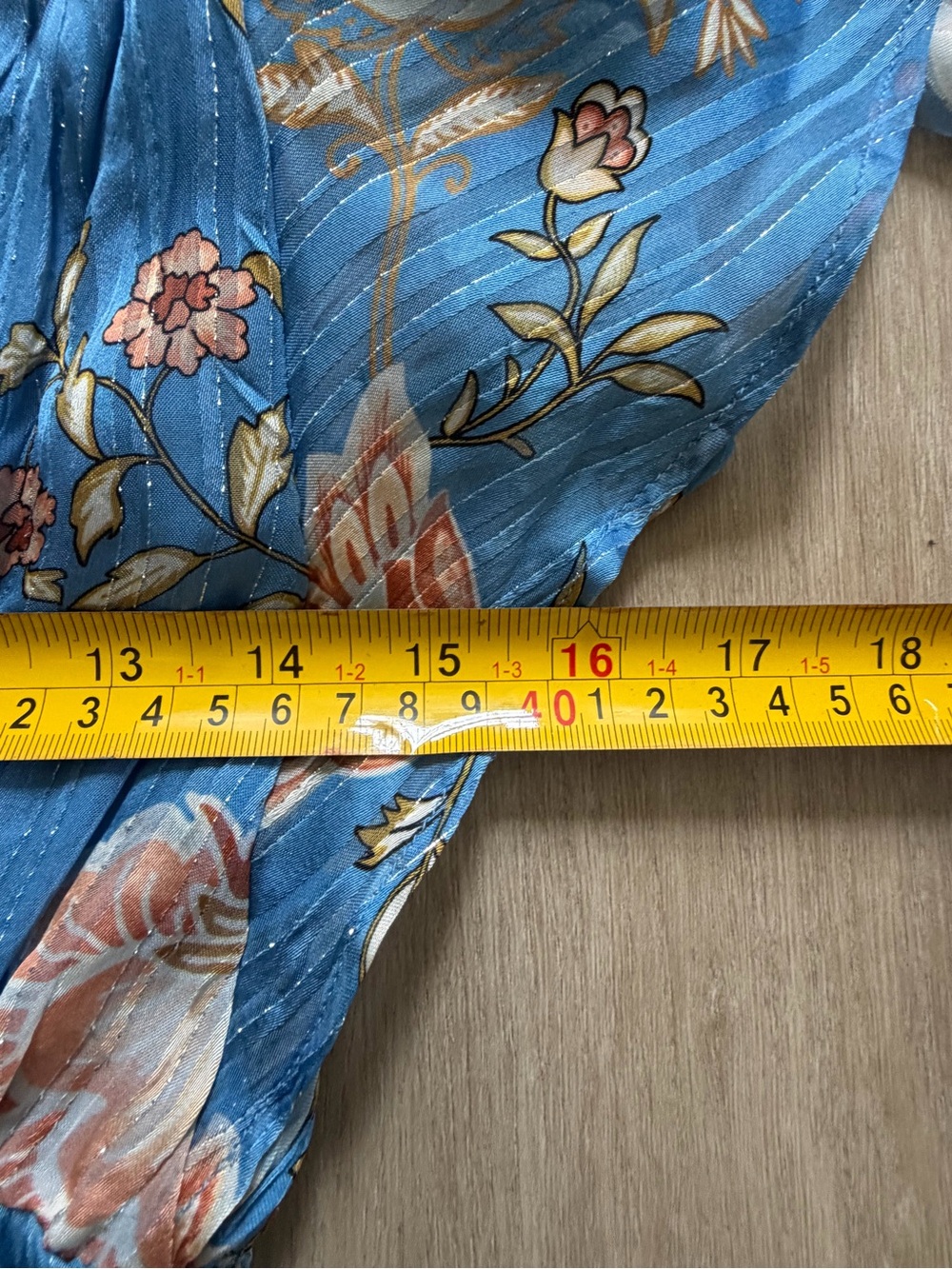 Ramy Brook Joan Blue Floral Print Midi Dress - Picture 5 of 6